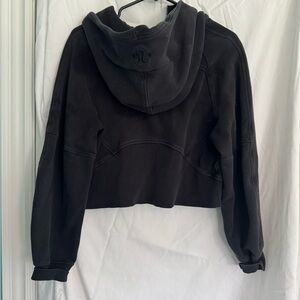 Lululemon Athletica Black Cropped Hoodie